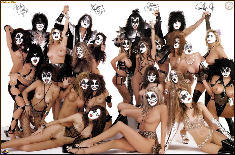 Группа KISS на отдыхе