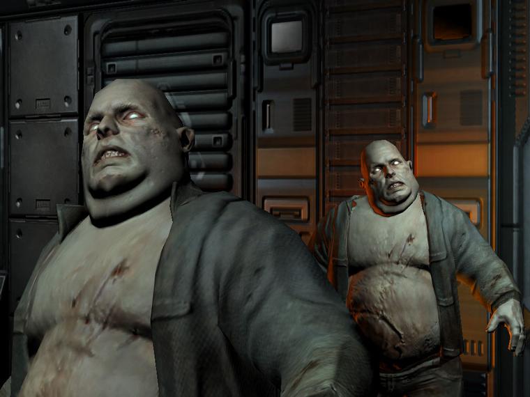 DOOM III: жирные зомбари