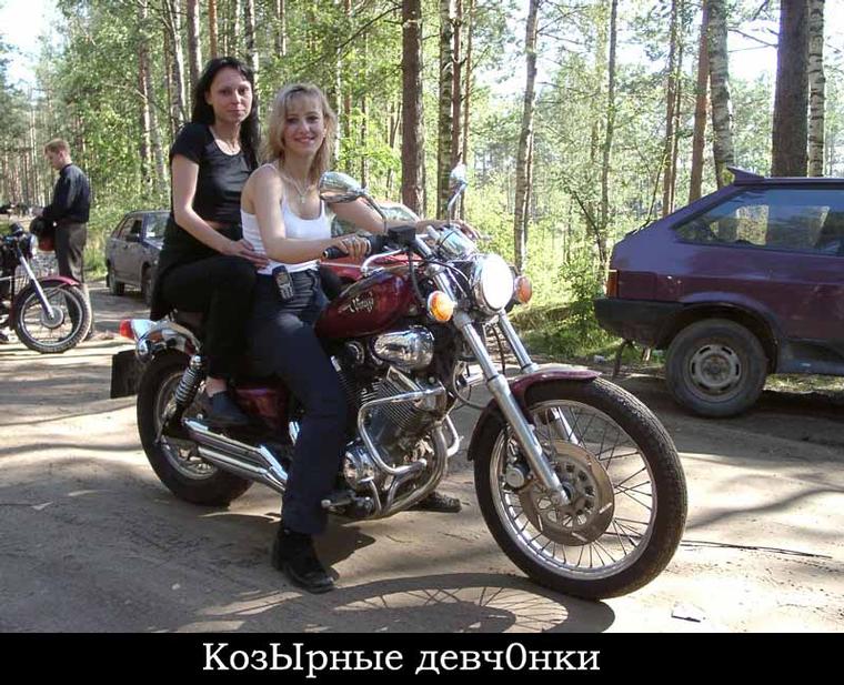 Девч0нки на байке