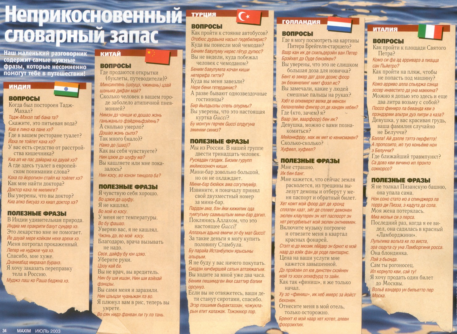 Полезные фразы