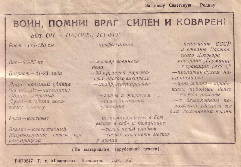 Портрет натовца