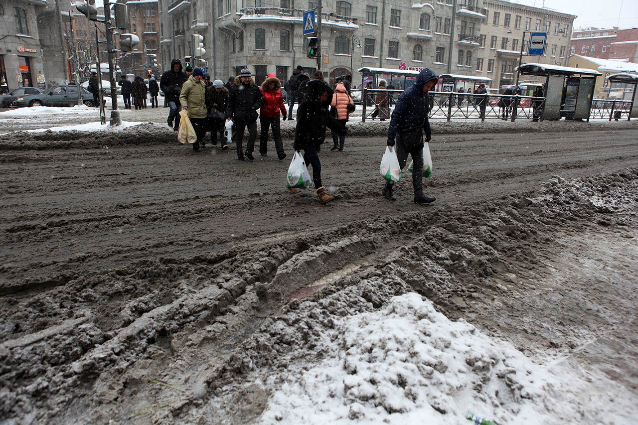 Снова выпал снег