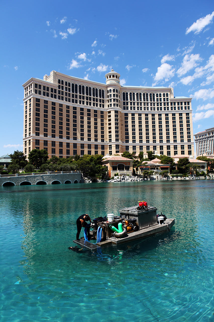 Починка фонтанов Belagio