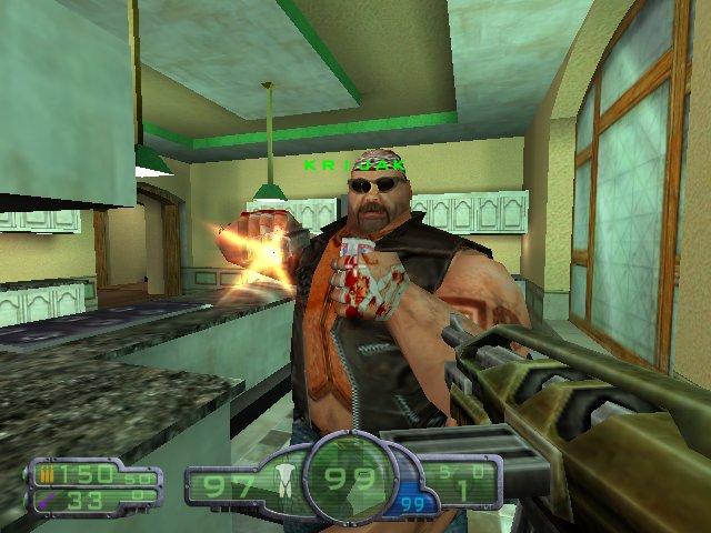 Типа gangsta style shootin'