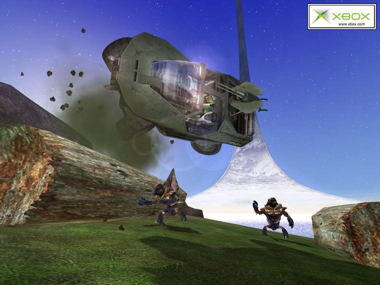 Halo: пролетая над. 