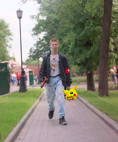 Покемоны: вот иду я усталый с работы...