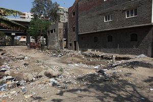 Относительно чистый каирский двор