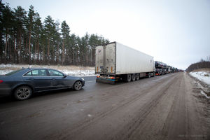 Пробка в Вышнем Волочке